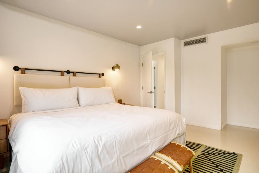 Bedroom with king bed